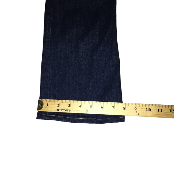 Old Navy Bootcut Mid-Rise Dark Blue Denim Stretch Jeans - Women’s 10 - Picture 7 of 13